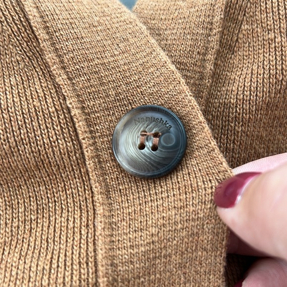 Nanushka Jodi Rib Trimmed Cardigan - Picture 13 of 13